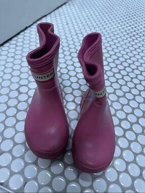 Hunter Kids Magenta Rain Boots